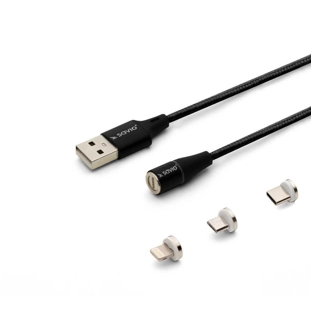 SAVIO CL-155 CABO USB 2 M USB 2.0 USB A USB C/MIC.
