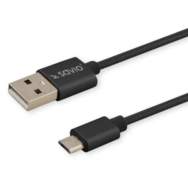 Savio Cl-129 Usb Cable 2 M Usb 2.0 Usb a Usb C Black