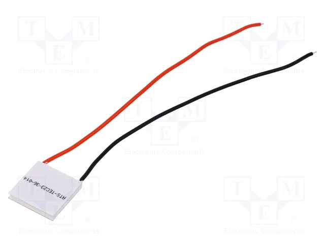 Módulo: de Peltier, 8,5V, 3A, 23x23x3,6mm, 14,9W,.