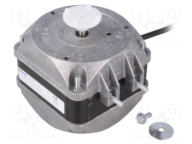 Motor: AC, 1-fásico, 1300rot./min, P: 16W, 230VAC.