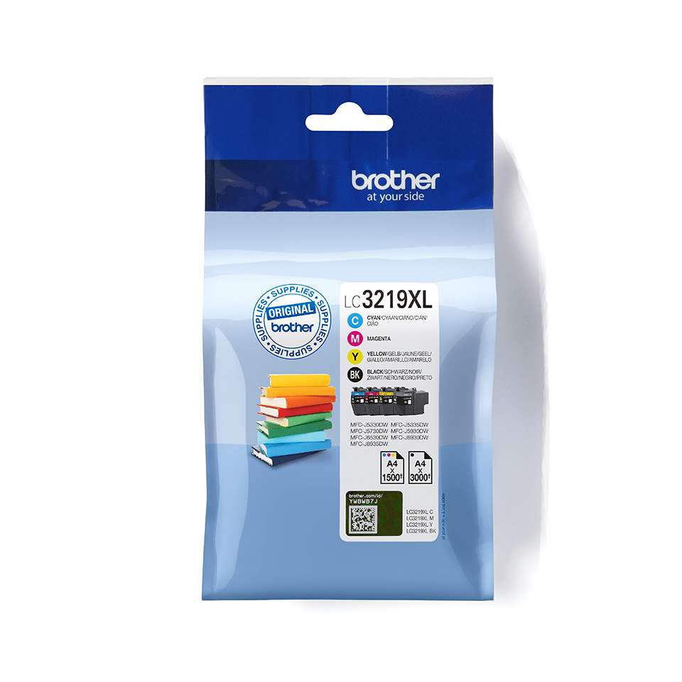 Brother Tinteiro Pack 4 Cores Lc3219 Xl