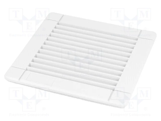 Capa, Abe: 92x92mm, D: 12mm, Ip54, Montagem: Trava, Ral 7035, Ul94v-0