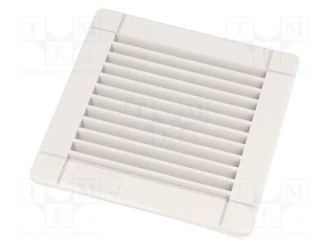 Capa, Abe: 92x92mm, D: 12mm, Ip54, Montagem: Trava, Ral 7032, Ul94v-0