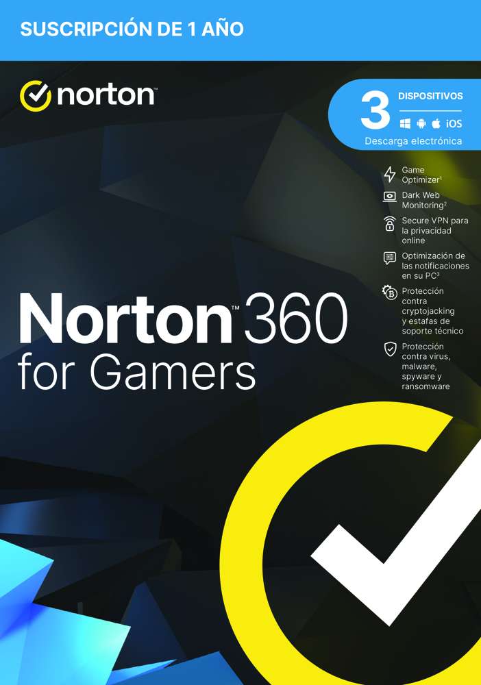 Norton 360 For Gamers 50gb Es 1 User 3 Device 12mo