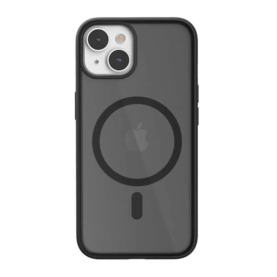 Capa Woodcessories Clear Case Magsafe Black/Biomaterial para iPhone 13 / 14