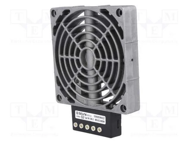 Aquecedor, de Radiador, 400w, 48v, para Trilho Din, 120x152x56mm