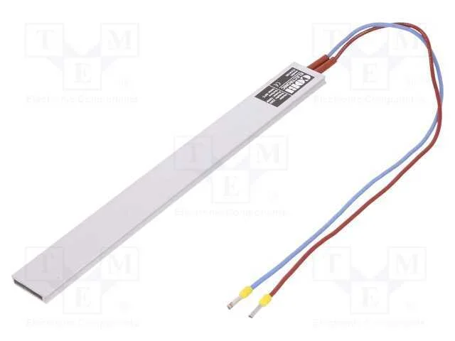 Aquecedor, 100W, 230VAC, adesivo, 21x200x5mm