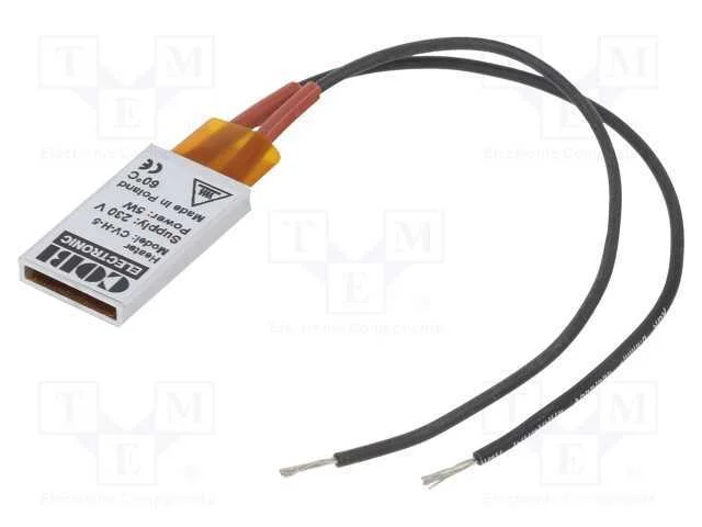 Aquecedor, 5W, 230VAC, adesivo, 21x35x5mm
