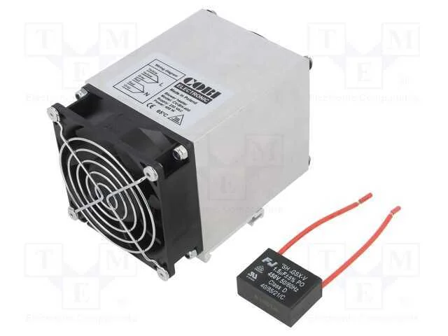 Com Ventilador, de Aquecimento, 400w, 230vac, Ip20, 80x125x90mm