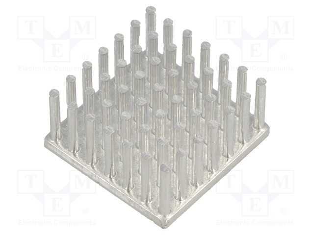 Dissipador de Cal, Led, L: 25mm, W: 25mm, H: 12,5mm, 5,3k/W