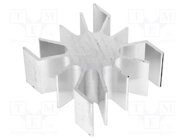 Dissipador de Cal, Led, L: 51,5mm, W: 51mm, : 26mm, H: 25mm