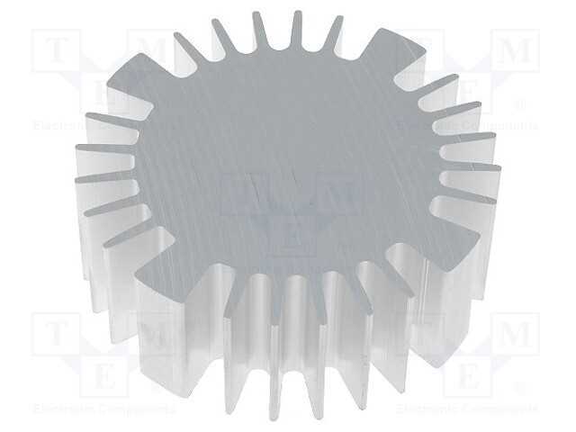 Dissipador de Cal, Led, : 70mm, H: 25mm