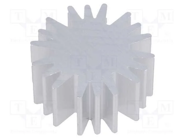 Dissipador de cal, LED, : 20mm, H: 10mm, 6,3K/W