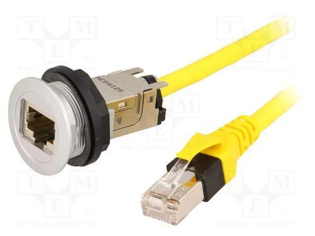 Tomada RJ45, 22mm, har-port, -25÷70C, 22,3mm, IP2.