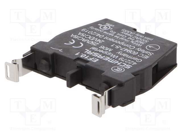 Componente de Pino, 22mm, Ef, -25÷80c, Ip20, para Placa Frontal