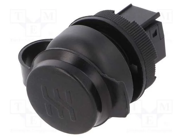 Tomada Usb, 22mm, Frontcom, -40÷70c, 22mm, Ip65, Preta