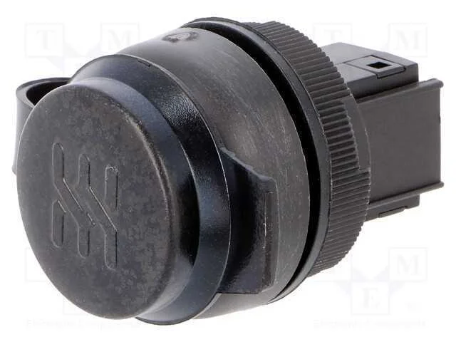 Tomada Usb, 22mm, Frontcom, -40÷70c, 22mm, Ip65, Preta
