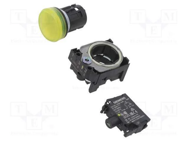 Luz de indicação, 22mm, -25÷70C, Ilum: LED, 22mm,.