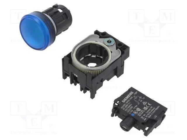 Luz de indicação, 22mm, -25÷70C, Ilum: LED, 22mm,.