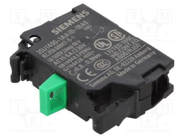 Componente de pino, 22mm, 3SU1.5, -25÷70C, para p.