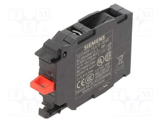 Componente de pino, 22mm, 3SU1.5, -25÷70C, para p.
