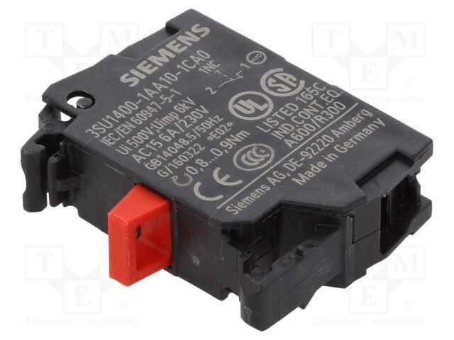 Componente de Pino, 22mm, 3su1.5, -25÷70c, para Placa Frontal