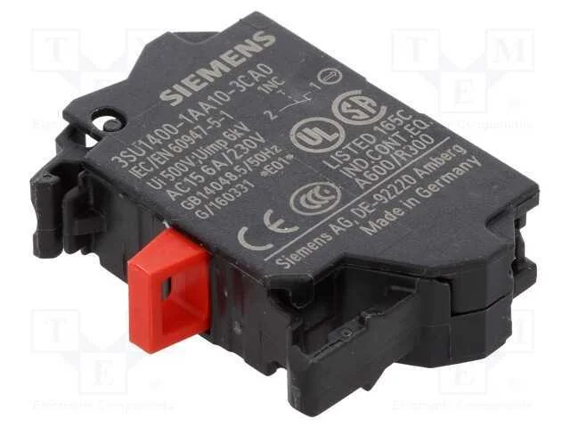 Componente de pino, 22mm, 3SU1.5, -25÷70C, para p.