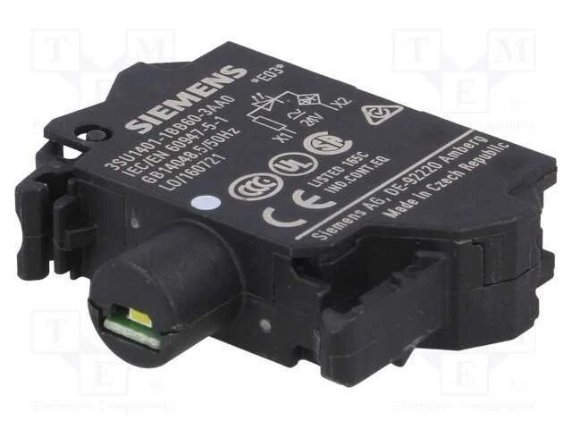 Componente de iluminação, 22mm, 3SU1.5, -25÷70C, .
