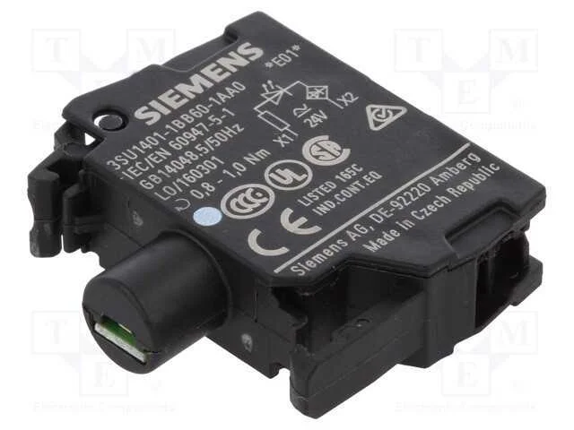 Componente de iluminação, 22mm, 3SU1.5, -25÷70C, .