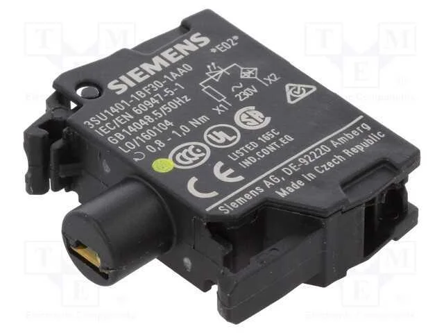 Componente de iluminação, 22mm, 3SU1.5, -25÷70C, .