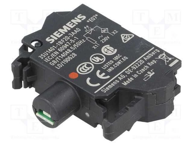 Componente de iluminação, 22mm, 3SU1.5, -25÷70C, .