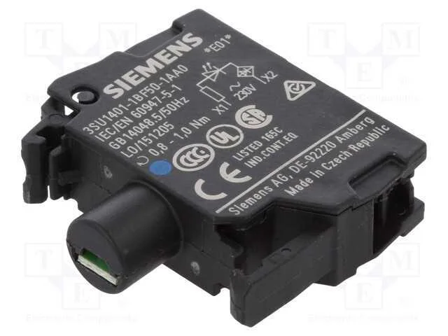 Componente de iluminação, 22mm, 3SU1.5, -25÷70C, .