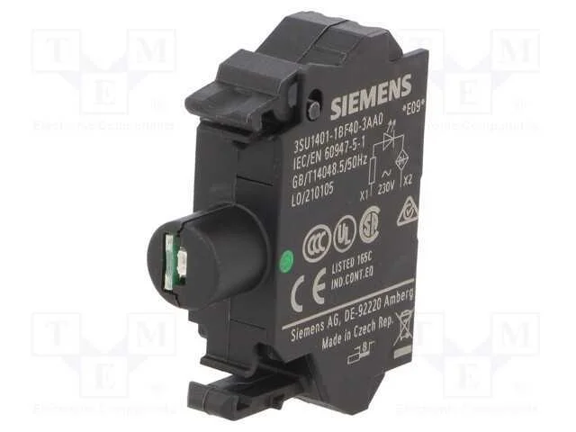 Componente de iluminação, 22mm, 3SU1.5, -25÷70C, .