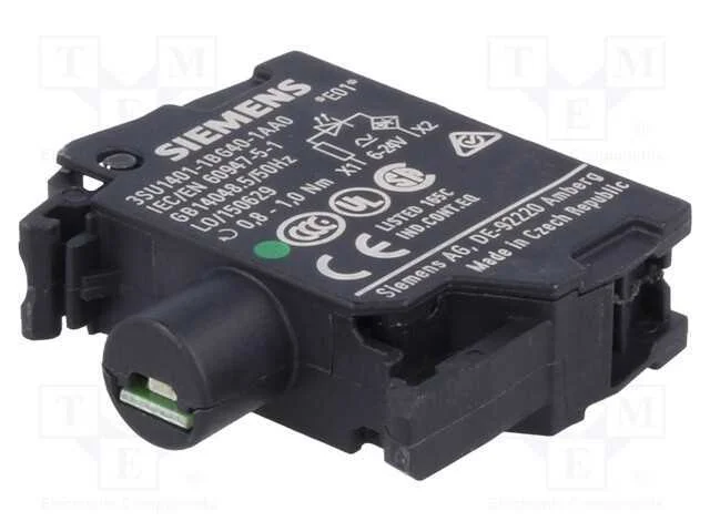 Componente de iluminação, 22mm, 3SU1.5, -25÷70C, .