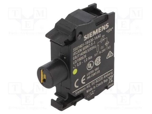 Componente de iluminação, 22mm, 3SU1.5, -25÷70C, .