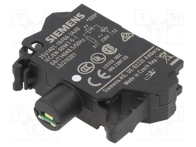 Componente de iluminação, 22mm, 3SU1.5, -25÷70C, .