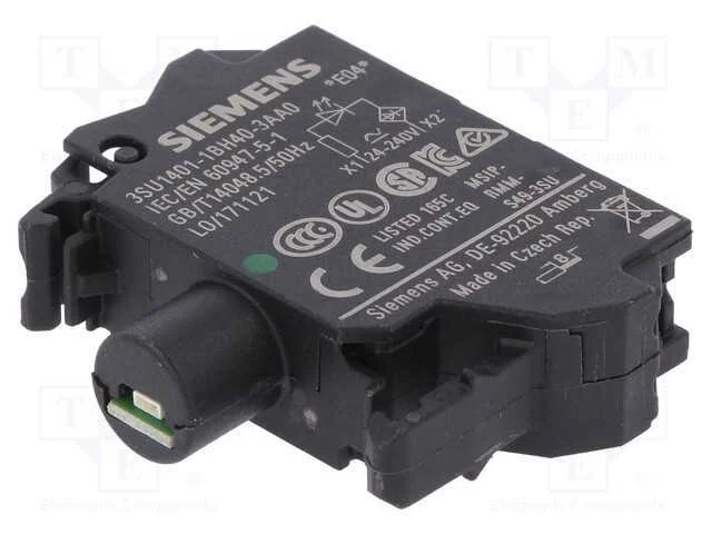 Componente de iluminação, 22mm, 3SU1.5, -25÷70C, .