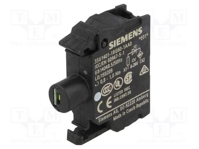 Componente de iluminação, 22mm, 3SU1.5, -25÷70C, .