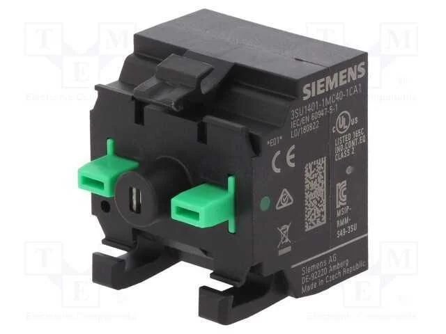 Módulo de controlo, 3SU1.5, Ilum: LED, 22mm, Cor .