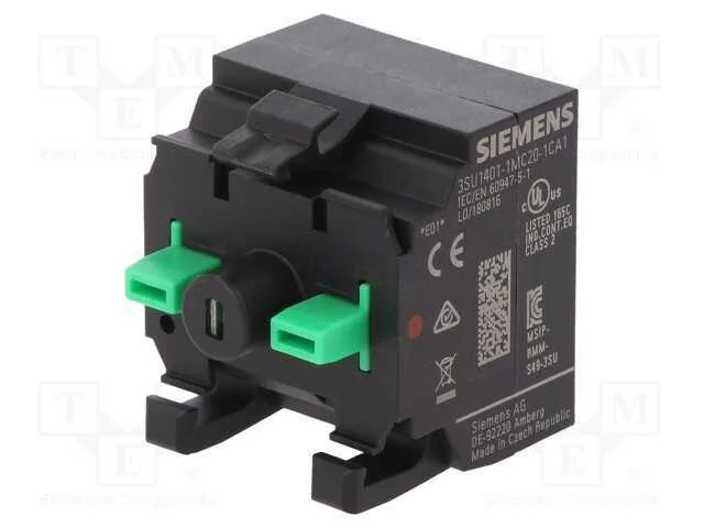 Módulo de controlo, 3SU1.5, Ilum: LED, 22mm, SIRI.