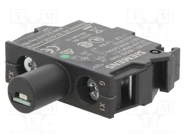 Componente de iluminação, 22mm, 3SU1.5, -25÷70C, .