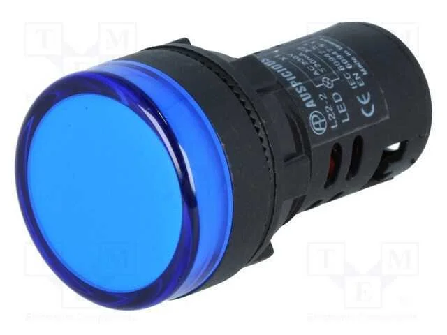 Luz de indicação, 22mm, L22, -20÷60C, Ilum: LED, .