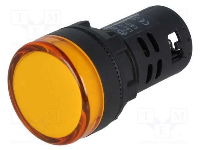 Luz de Indicação, 22mm, L22, -20÷60c, Ilum: Led, 230v, 22,5mm