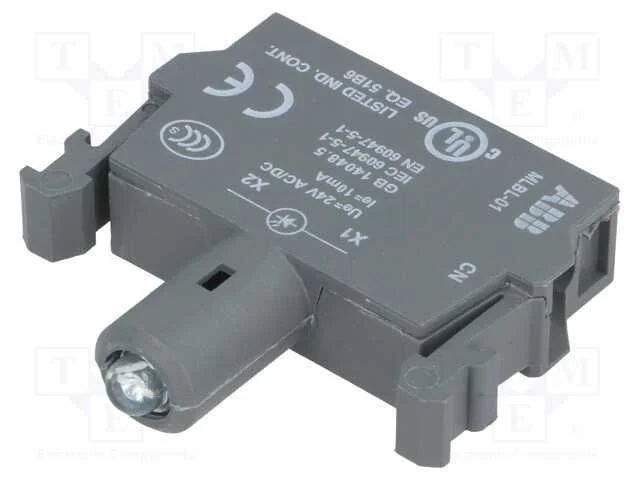 Componente de iluminação, 22mm, Ilum: LED, fronta.