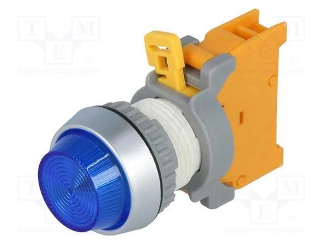 Luz de Indicação, 22mm, Pln22, -20÷60c, Ilum: Ba9s,Lâmpada, Ip65