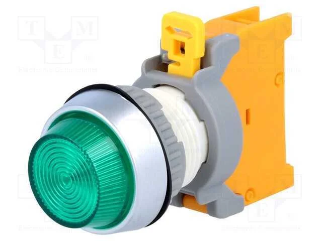 Luz de Indicação, 22mm, Pln22, -20÷60c, Ilum: Ba9s,Lâmpada, Ip65