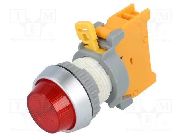 Luz de Indicação, 22mm, Pln22, -20÷60c, Ilum: Ba9s,Lâmpada, Ip65