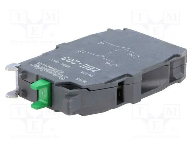 Componente de Pino, 22mm, Harmony Xb4, -40÷70c, Contatos: No X2