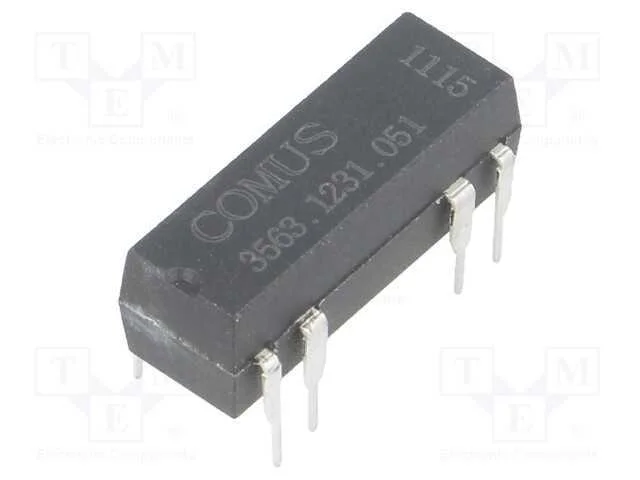 Relé: de palheta, SPDT, Ubobina : 5VDC, 400mA, ma.