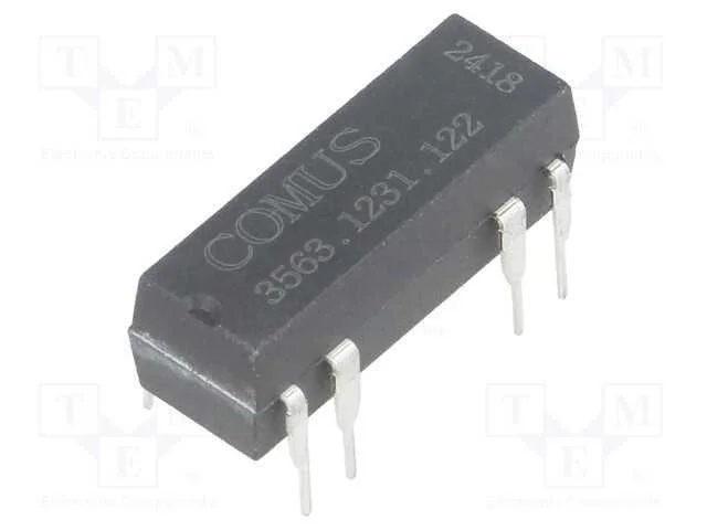 Relé: de Palheta, Spdt, Ubobina : 12vdc, 400ma, Max.100vdc, 5w, Tht